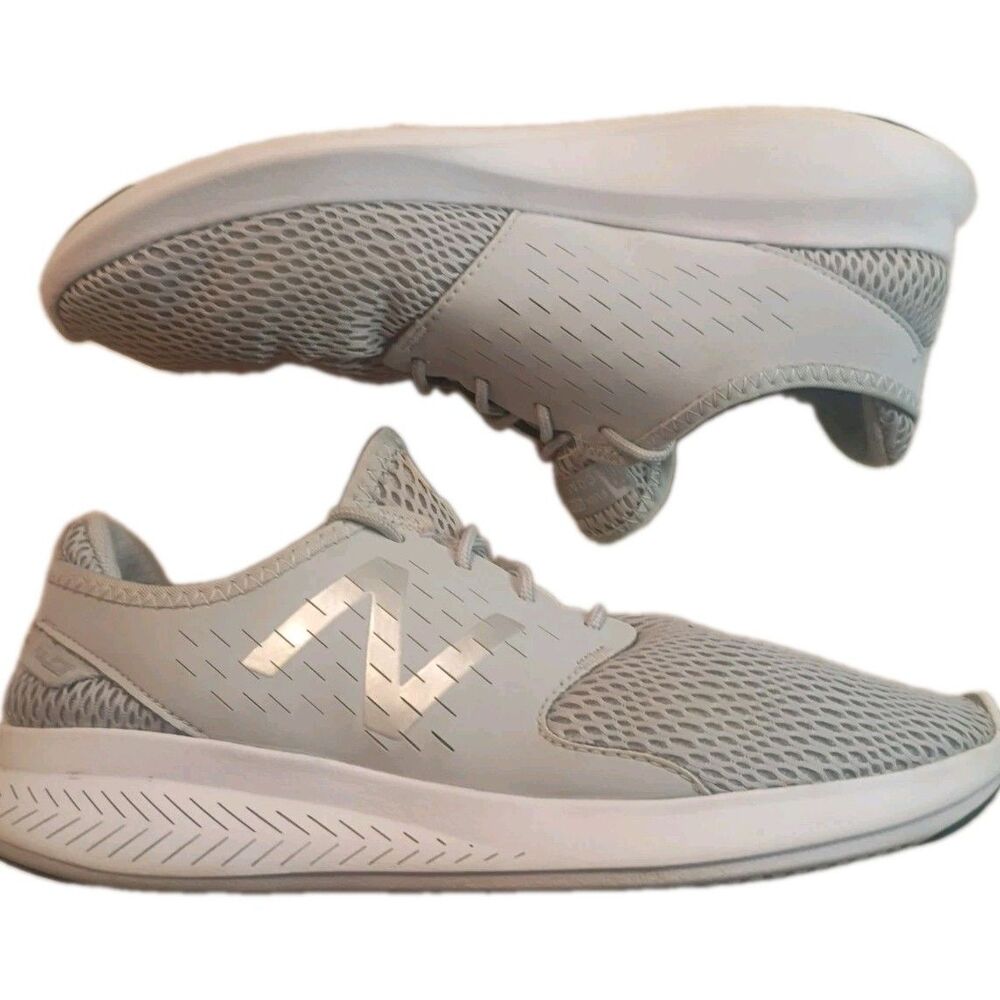 New Balance Fuelcore Coast v3 Grey Mesh Running Shoes Sneakers Women's Size 8